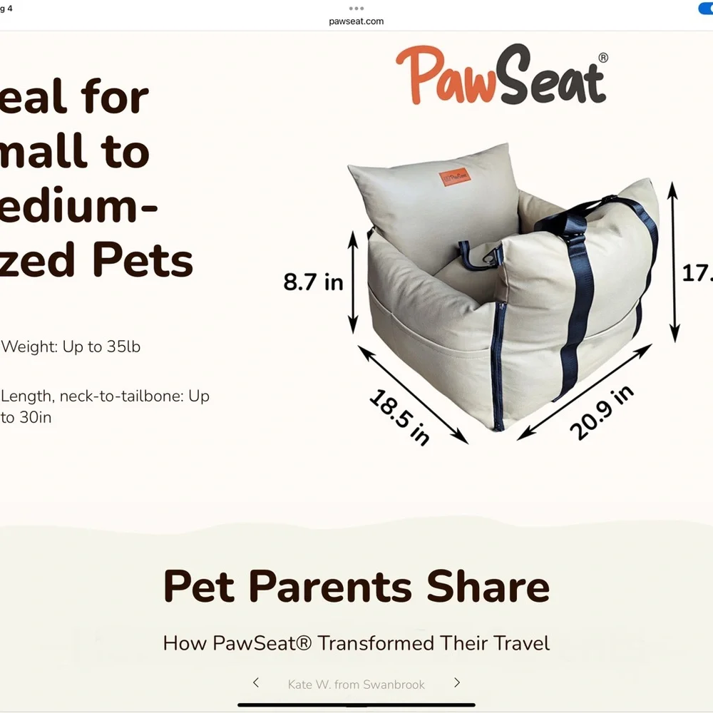PawSeat enhance your